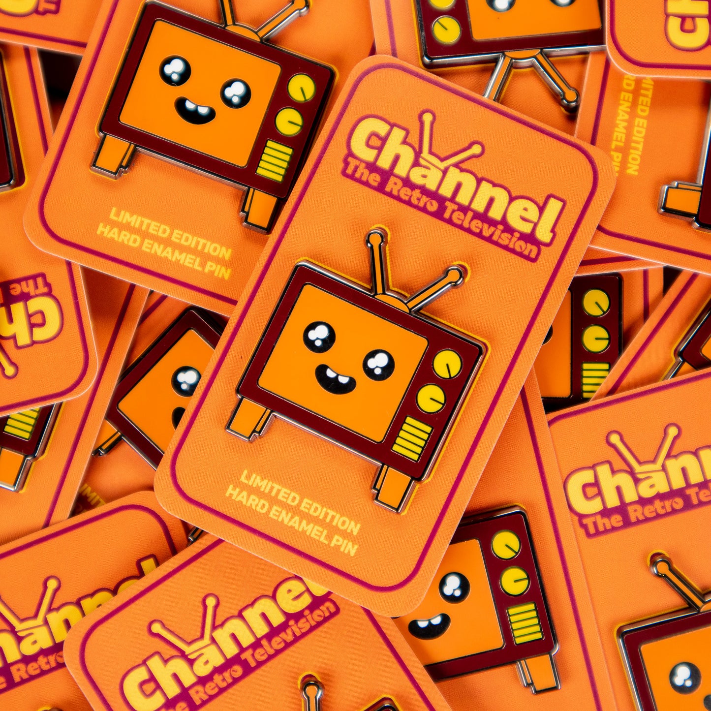 Channel the Retro Television Primetime Limited Edition Enamel Pin