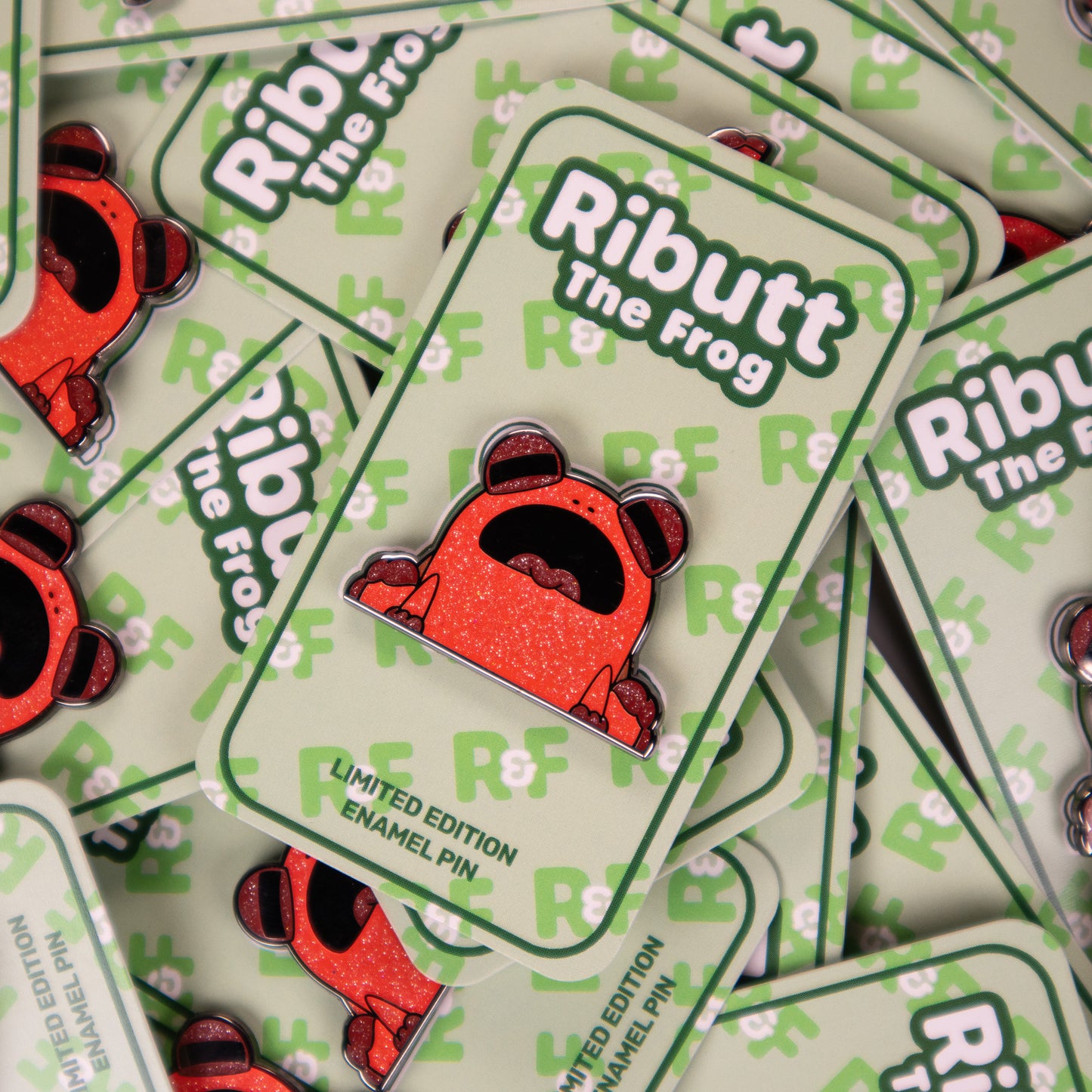 Ruby - Ributt the Frog Enamel Pin