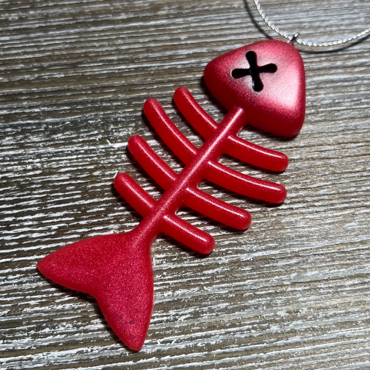 Fish Bones Holiday Ornament - Peppermint (PRE-ORDER)