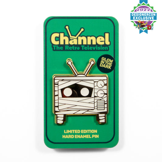 Channel's Curse - Channel the Retro Television Enamel Pin