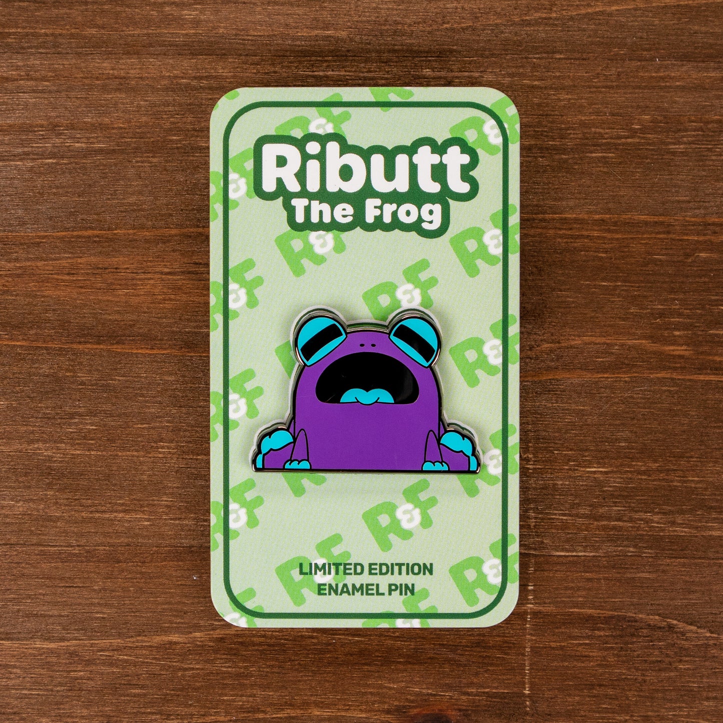 Ributt the Frog Wildberry Tart Limited Edition Enamel Pin