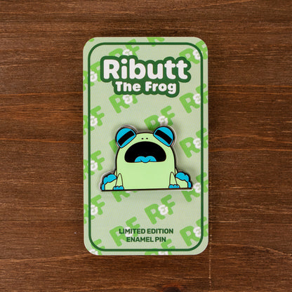 Seafoam Splash - Ributt the Frog Limited Edition Enamel Pin