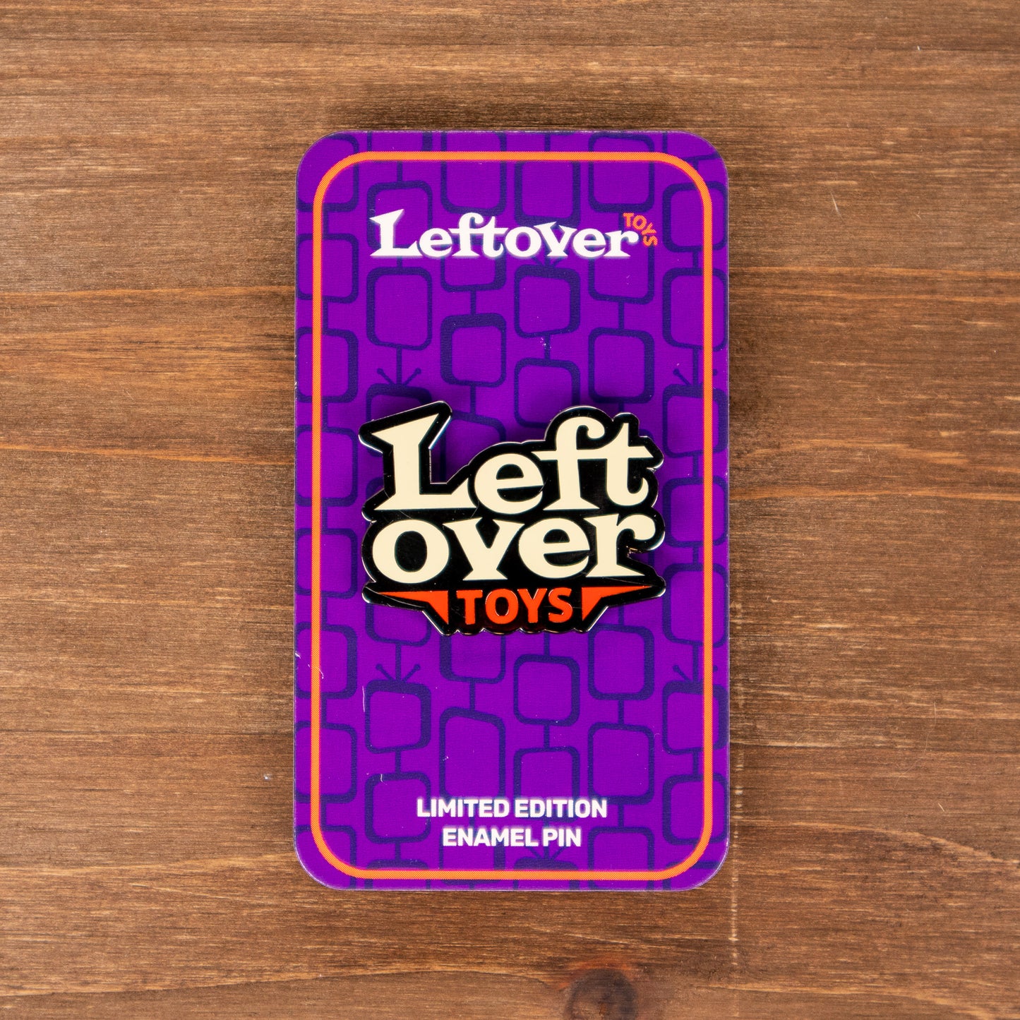 Leftover Toys Logo (Cream) Enamel Pin