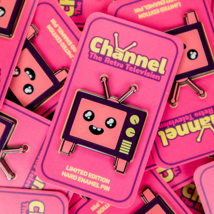 Original Edition - Channel the Retro Television Enamel Pin