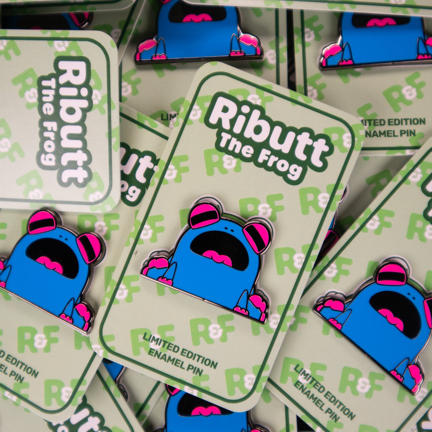 Ributt the Frog Sugar Pond Limited Edition Enamel Pin