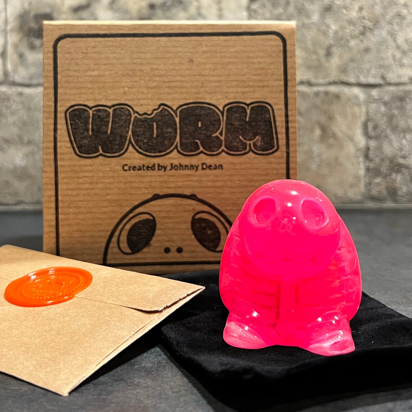 Worm Neon Cemetery Limited Edition Double-Cast Resin Figure