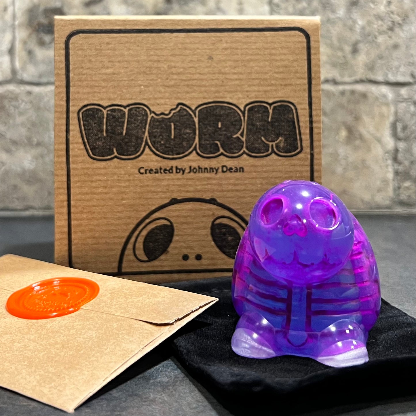 Worm Neon Cemetery Limited Edition Double-Cast Resin Figure