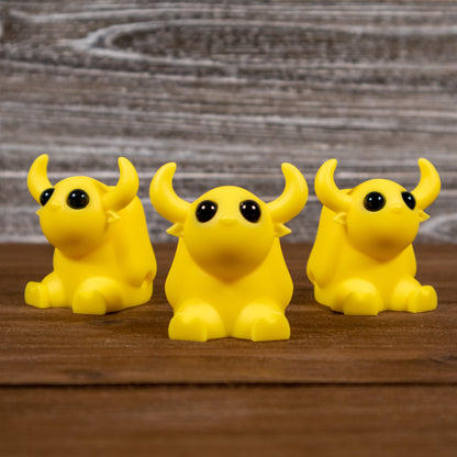 Clove the Bull Autumn Yellow Limited Edition Resin Figure