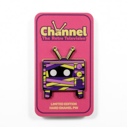 Yummy Mayhem - Channel the Retro Television Enamel Pin