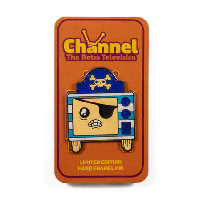 Perilous Pirate - Channel the Retro Television Enamel Pin