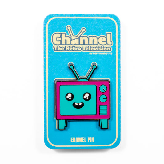 Channel the Retro Television Founders Edition Enamel Pin