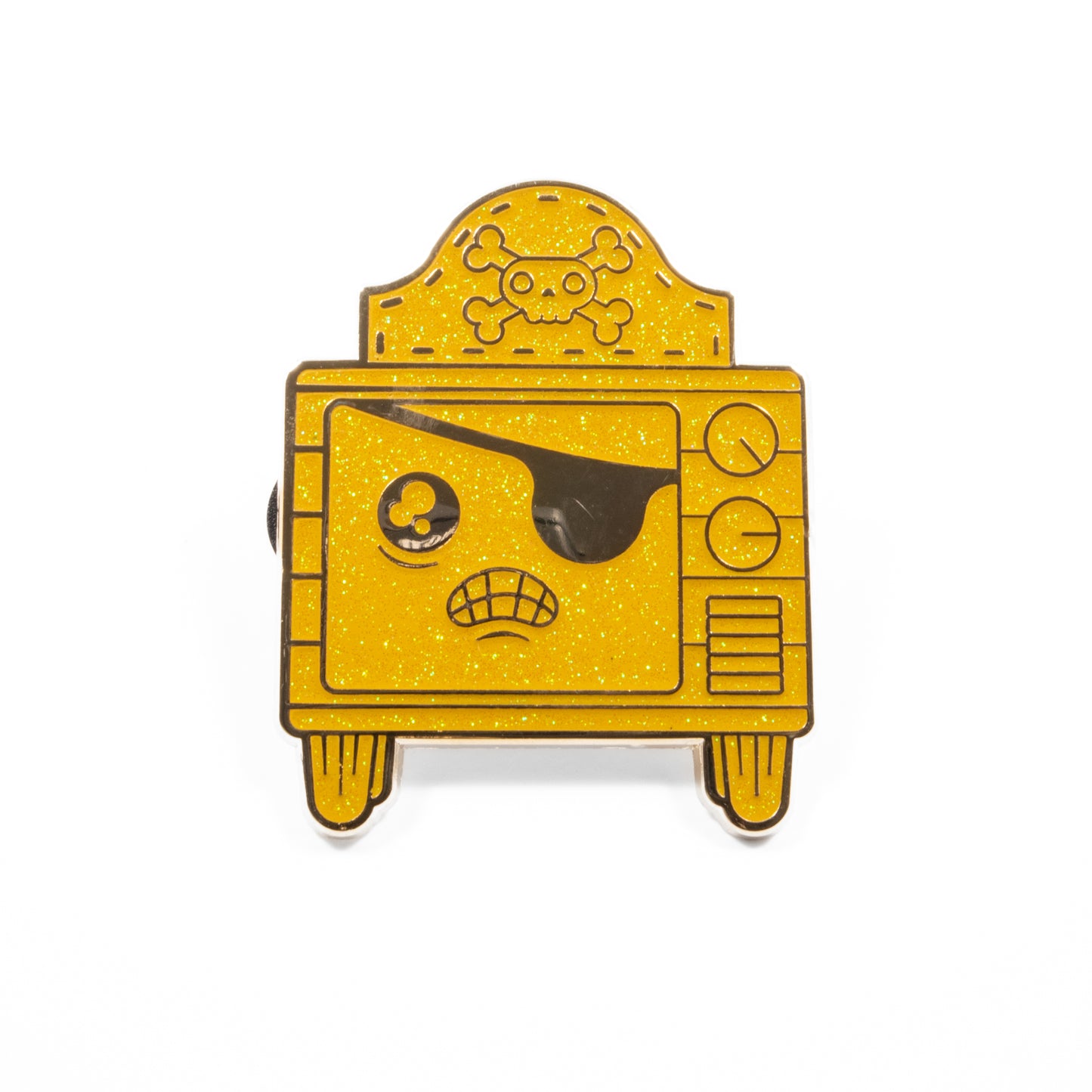 Buried Treasure - Channel the Retro Television Enamel Pin