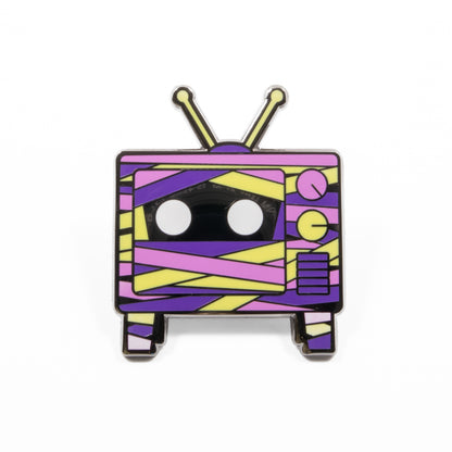 Yummy Mayhem - Channel the Retro Television Enamel Pin