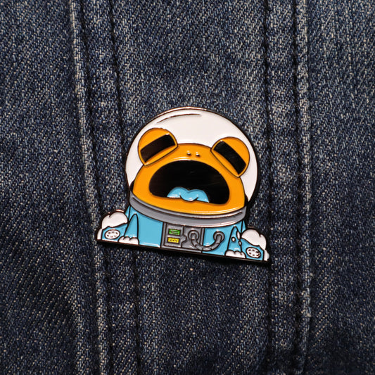 Ributt Astro Frog Limited Edition Enamel Pin (Blue Suit)