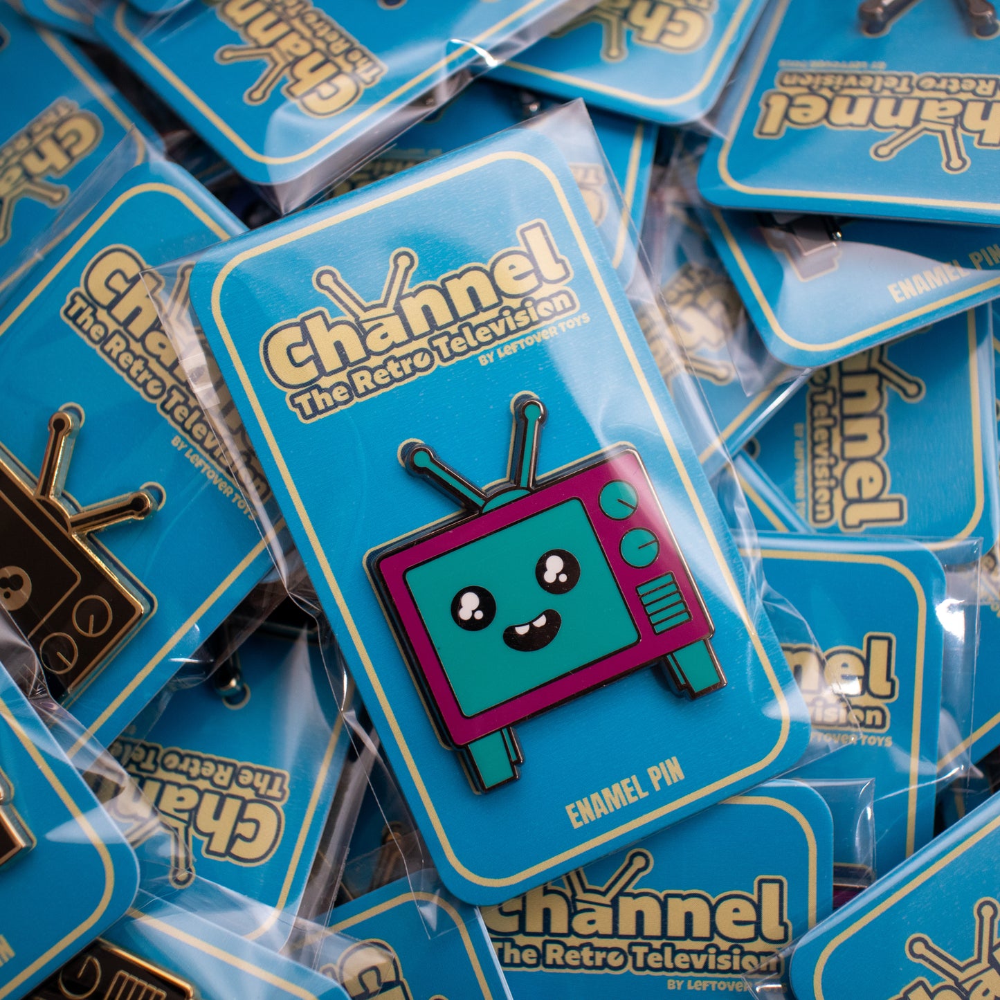 Founders Edition Channel the Retro Television Enamel Pin