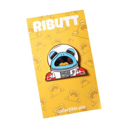 Astro Frog (White Suit) - Ributt the Frog Enamel Pin