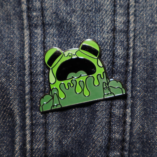 Dripping Mess (Slime) - Ributt the Frog Enamel Pin