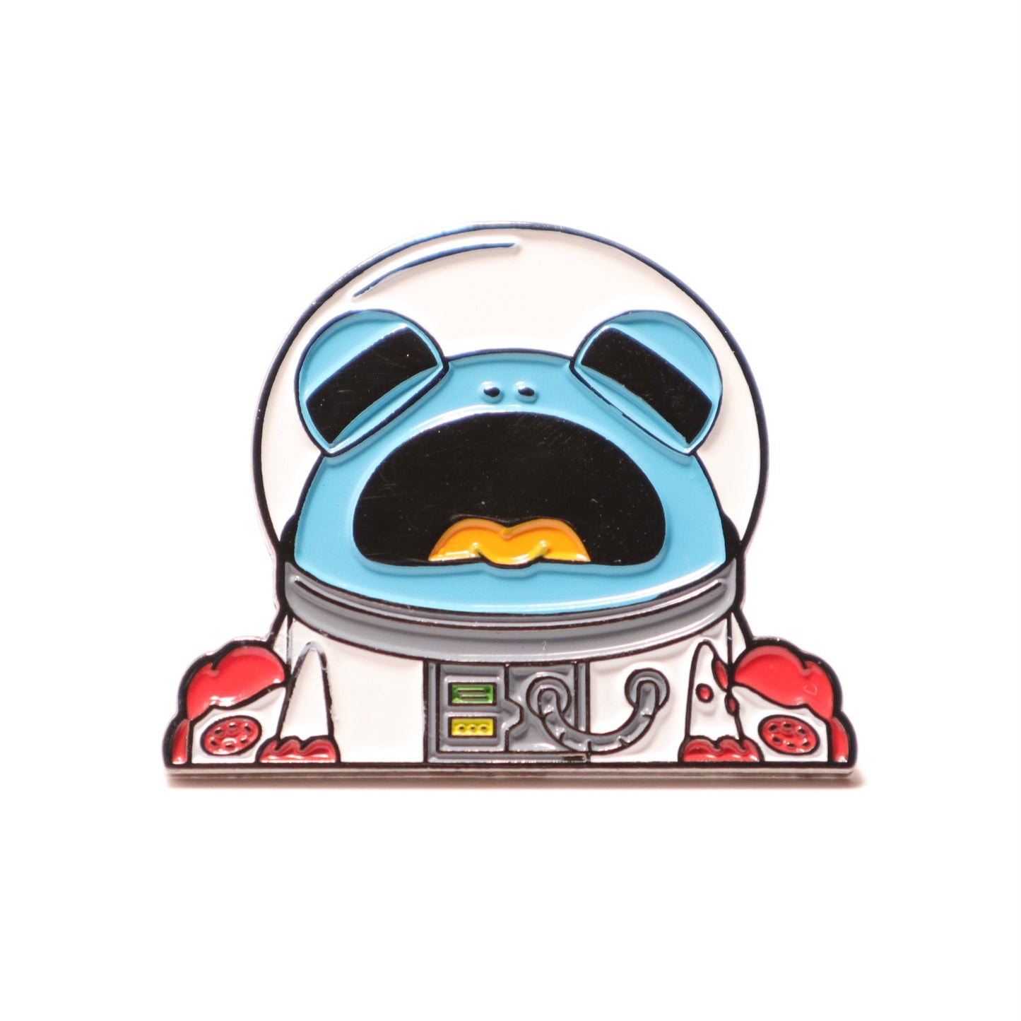 Astro Frog (White Suit) - Ributt the Frog Enamel Pin