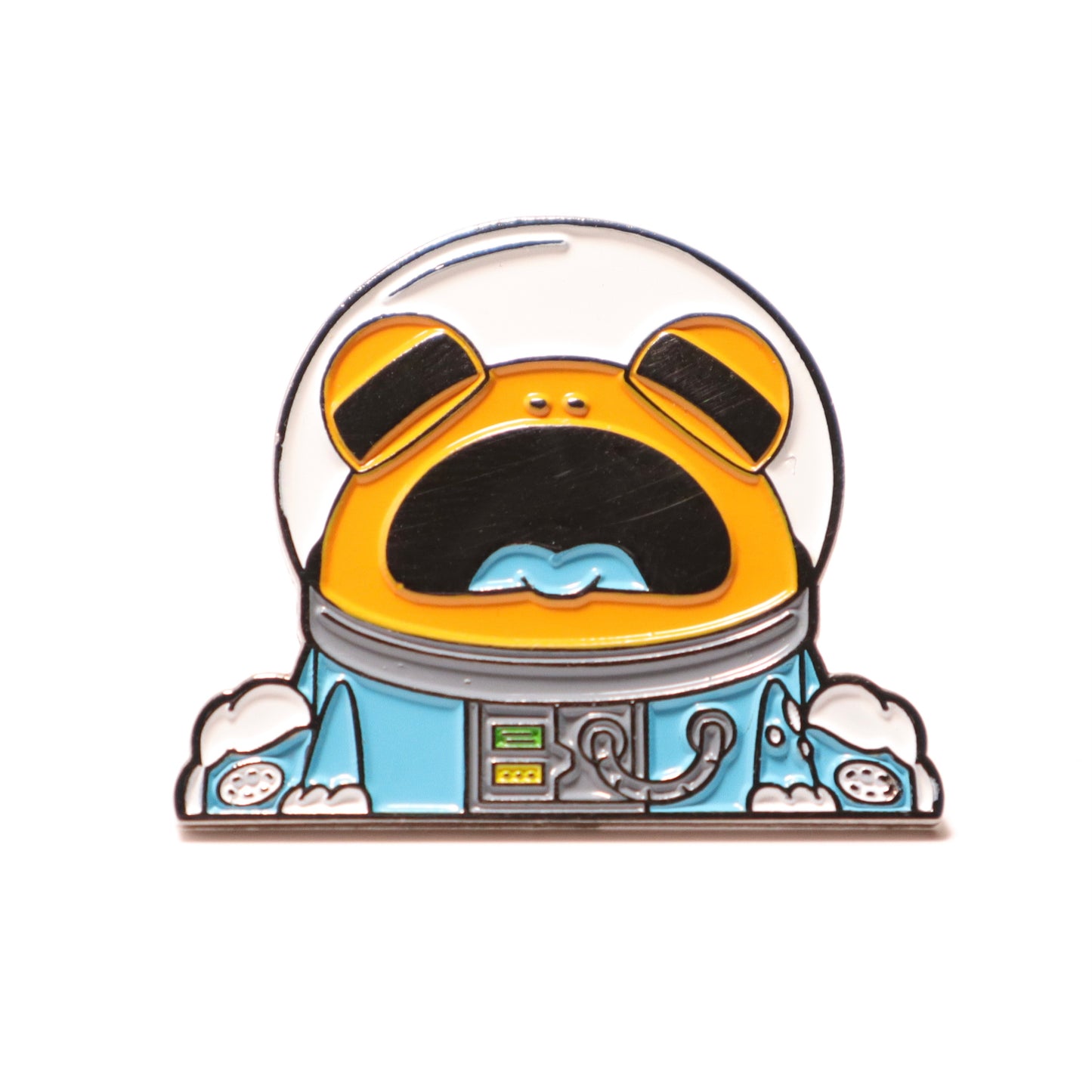 Astro Frog (Blue Suit) - Ributt the Frog Enamel Pin