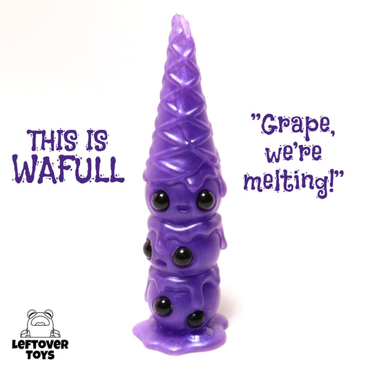 This is Wafull "Grape, We're Melting!" Limited Edition Resin Figure